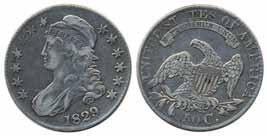 615 617 618 615 KM 37 U.S.A. ½ dollar 1829. 13,34 g. VF-XF 500:- 616 U.S.A. 73 silver coins + one coppernickel coin, 1893 2008, ½ and 1 dollars. Mixed quality. 7.000:- 617 KM Y2 Venezuela ½ centavo 1843.