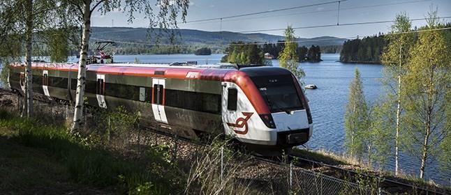 DALABANAN Borlänge Falun TiB tåg från Mjölby väntar mellan 10-20 minuter i Borlänge innan avgång till Falun