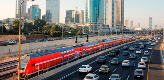 Globes, 7 mars INFRASTRUKTUR Ny skyskrapa med 100 våningar i Tel Aviv Tåglinjen Karmiel-Akko färdigbyggd Tel Avivs byggnadskommitté har godkänt uppförandet av Israels Tåglinjen mellan Karmiel och