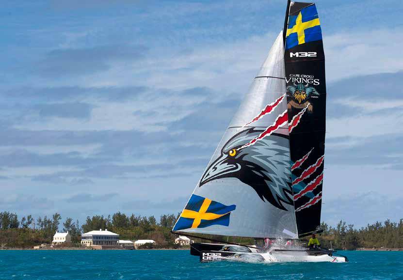 TEKNISKA KOMMITTÉN Studiebesök hos Aston Harald Composite Företaget tillverkar katamaranen M32 som seglas på World Match Racing Tour samt på regionala serier över hela världen under namnet M32 Series.