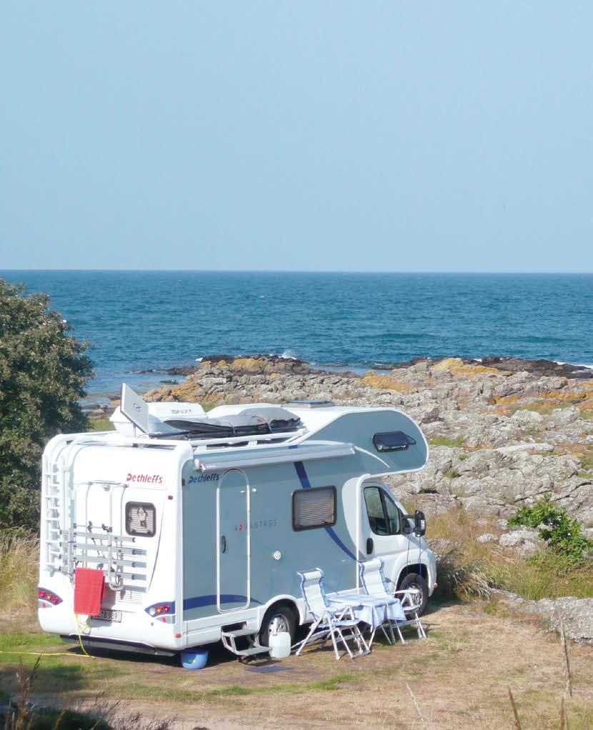 Husbilscheckar Kör Bornholm runt med checkar och välj själva var och hur länge ni