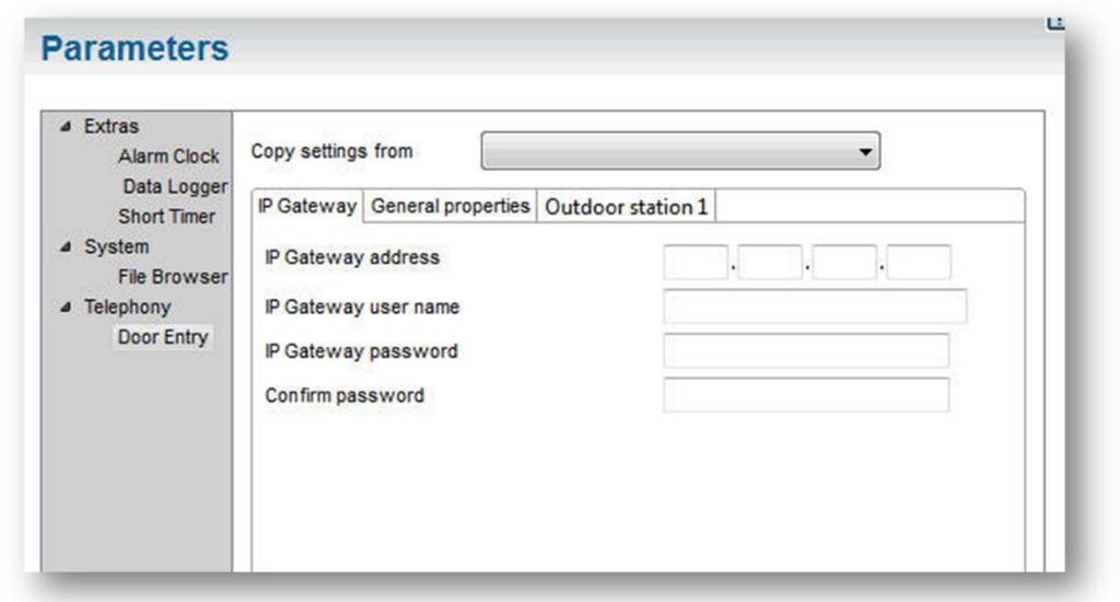 Drift 9.6 Integrera en Busch-ComfortTouch 3.0 eller högre Busch ComfortTouch -serie 3.0 eller högre kan anslutas till ett Busch Welcome -system direkt via IP-gateway 1. Skapa en användare, t.ex.