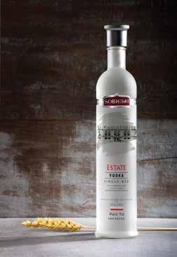 Det kristallklara vattnet från Oligocene källan bidrar stort till att ge Sobieski Vodka den ytterst lena och rena
