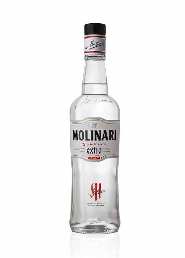 MOLINARI SAMBUCA EXTRA 70 cl 40 Vol% En vattenklar