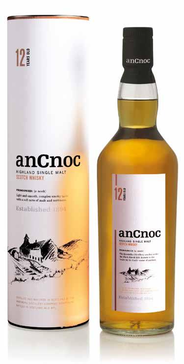ANCNOC 12 YEARS 70 cl 40 Vol% ancnoc 12 years är en single malt-whisky lagrad minst 12