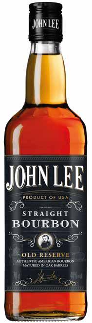 JOHN LEE STRAIGHT BOURBON WHISKEY 70 cl 40 Vol% Med kryddiga toner av majs och vanilj har John Lee en vacker doft där man även finner karamell.