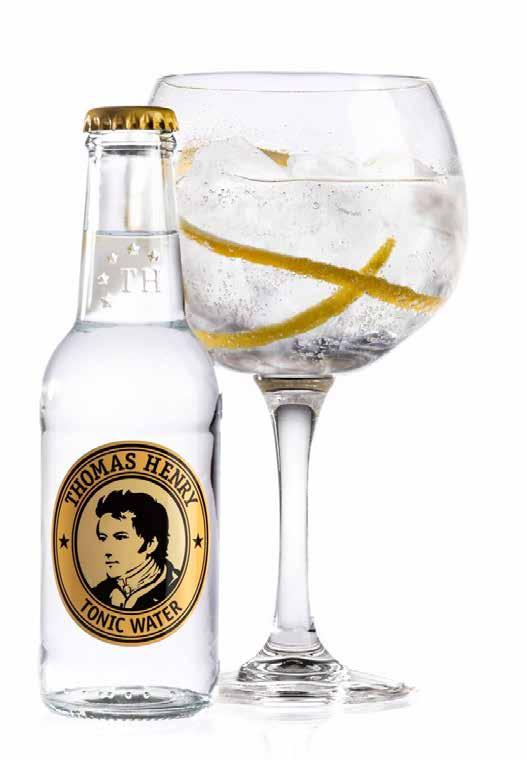 THOMAS HENRY TONIC WATER Bitter är det nya söta och med Thomas Henry Tonic Water tar vi det till perfektion.