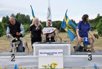 Minblick.se Cup Här fick nykomlingen Jeremy Wariner (HumpyBumpBridge Bonbonniebon) till det och kunde direkt ta kommandot och vinna säkert på 17,66.