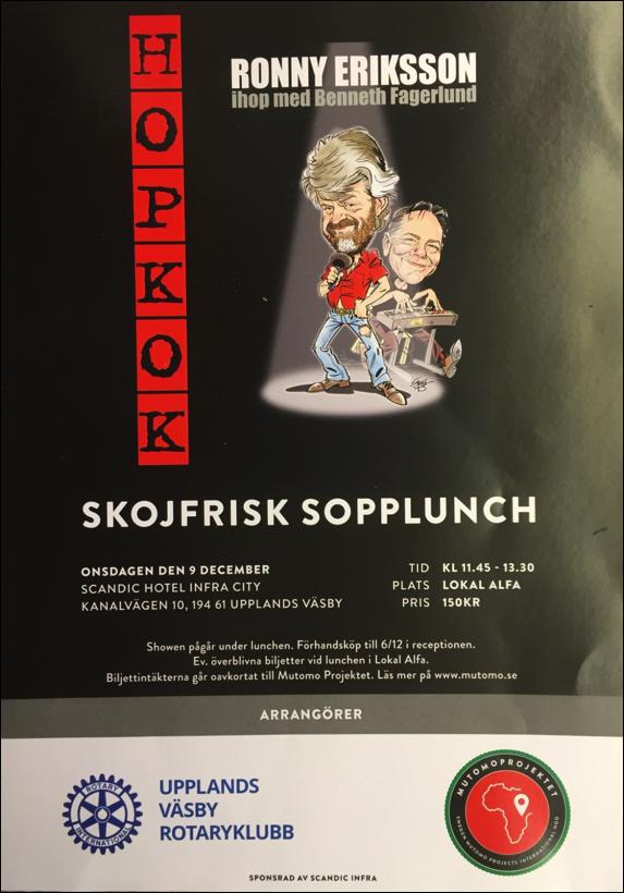 Till sist ett litet evenemangstips.