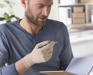 Post OP Sömlös Handske Sömlös stickning Extra mjuk Juzo Post OP Sömlös Handske Sömlös interimkompressionshandske Juzo Post OP Sömlös Handske är den idealiska lösningen för den postoperativa