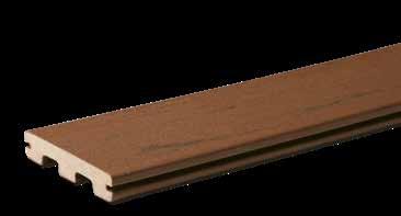Nordic Evolutions lönn, spontad eller solid profil Nordic Evolutions ek, spontad eller solid profil Polymer inkapslad träkomposit
