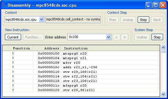 Resultat och analys Breakpoint 1 set on address 0x4f0c in 'mpc8548cds.