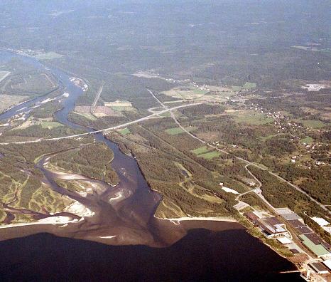 Kombiterminal, logistikföretag Indalsälven Upplagsytor gods Torsboda E4 Norrån Kråkholmen Söråker Natura 2000-område Utredningsområde för eventuell framtida utbyggnad till containerhamn FÖRDJUPAD