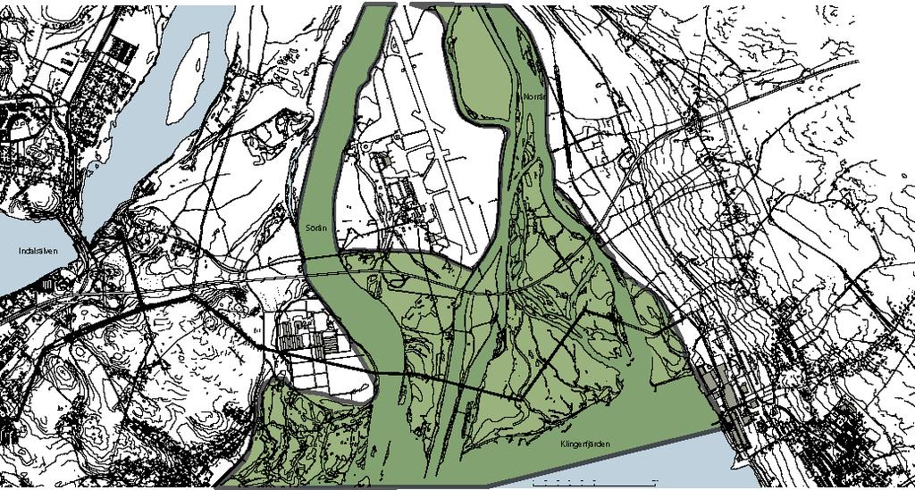 Riksintresseområde för friluftsliv Riksintressen för yrkesfisket Indalsälvens delta Indalsälvens vatten från Bergeforsen och ut till mynningsområdet är klassat som riksintresse även för yrkesfisket.