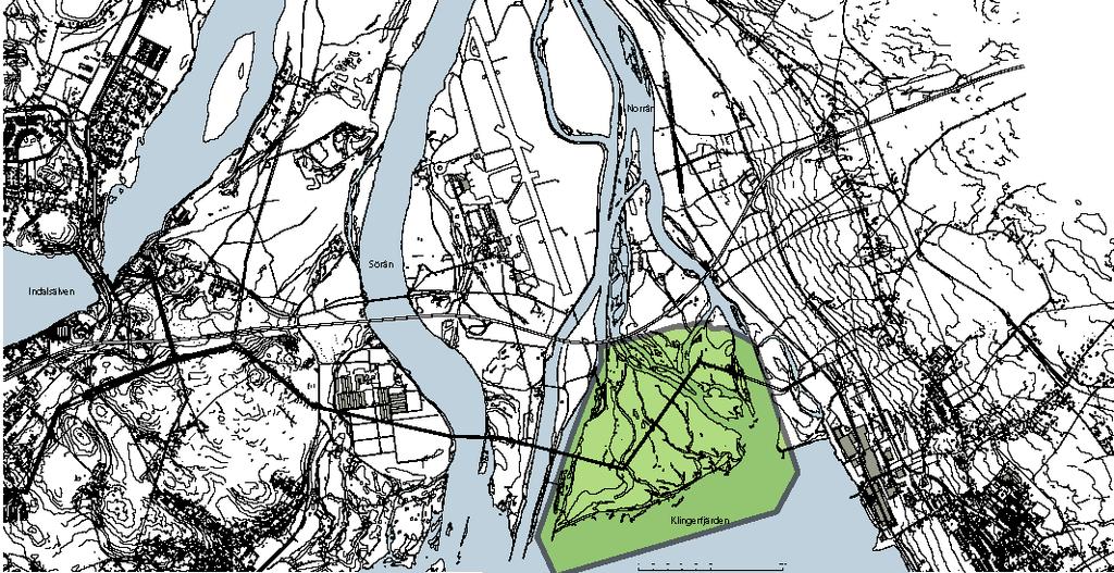 Naturförhållanden och intresseområden för naturvård Naturreservat Indalsälvens delta Den sydöstra delen av deltaområdet, söder om E4