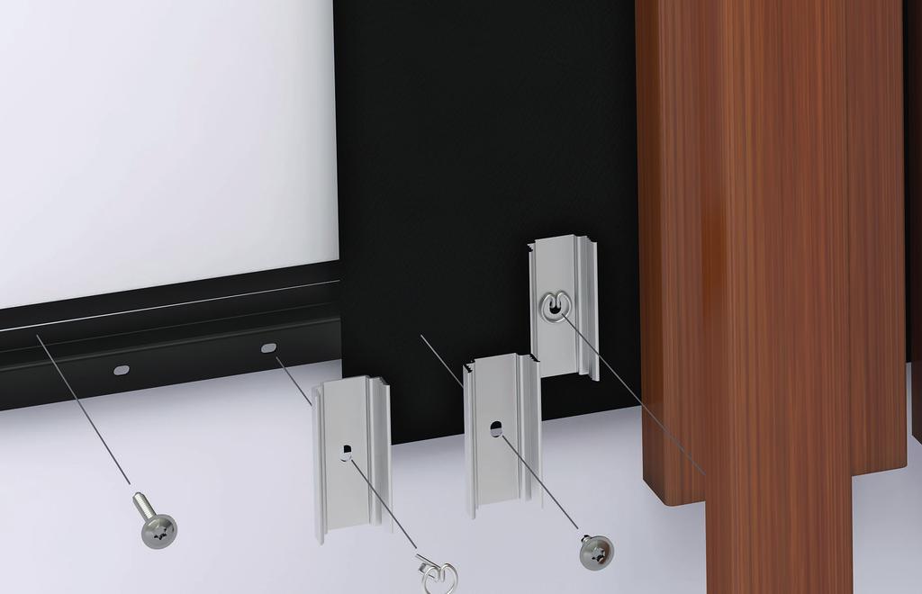 VÄGGINSTALLATION 1 mm 2 1 1 2 8 3 1. Capax BASE-W 2. Väggskruv 3.