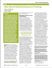 Maxmen A Nature 2011;475:23 25 John Ioannidis Vitamin D and multiple health outcomes: