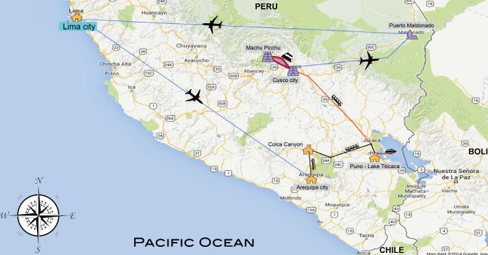 Peru med Amazonas 17 Dagar Från Perus huvudstad Lima, via den djupa Colca Canyon kommer vi till den högt belägna Titicaca sjön innan resan fortsätter till Perus gamla huvudstad Cuzco och det berömda