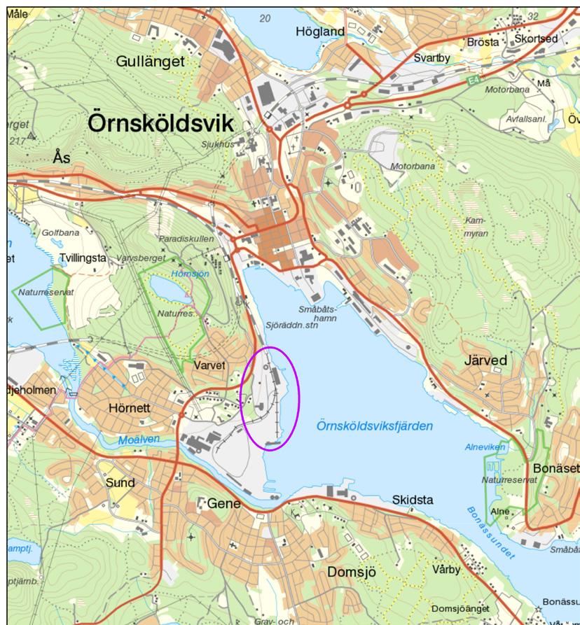Rivning och muddring vid Hörneborgs hamn i Örnsköldsvik, Västernorrlands län Samrådshandling inför ansökan om tillstånd för vattenverksamhet och miljöfarlig verksamhet Örnsköldsviks Hamn och Logistik