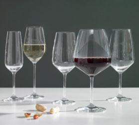 Glasserie Taste, champagneglas 283ml, bourgogneglas 782ml, bordeauxglas 645ml, vitvinsglas 356ml,