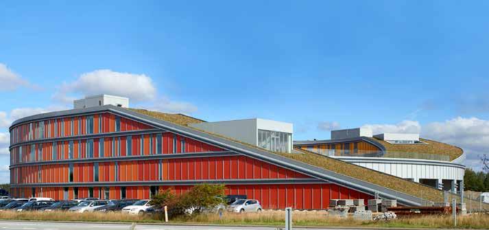TOPROCK System Frigör tid till annat Det cirkelformade orangea hus i Ringkøbing Skjern i Västjylland, Danmark, väcker verkligen uppmärksamhet.