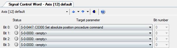 8 3.6 S-0-0145, Signal control word I signal control word kan man lägga till kommandon man vill köra från