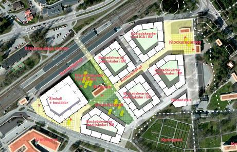 REFERENSPROJEKT Västerhaninge Centrum (Haninge) Detaljplanearbete pågår Illustration från White Arkitekter 1 500 lägenheter 110 000 kvm BTA 67 000 kvm BTA sålda Antagen detaljplan Q4-18