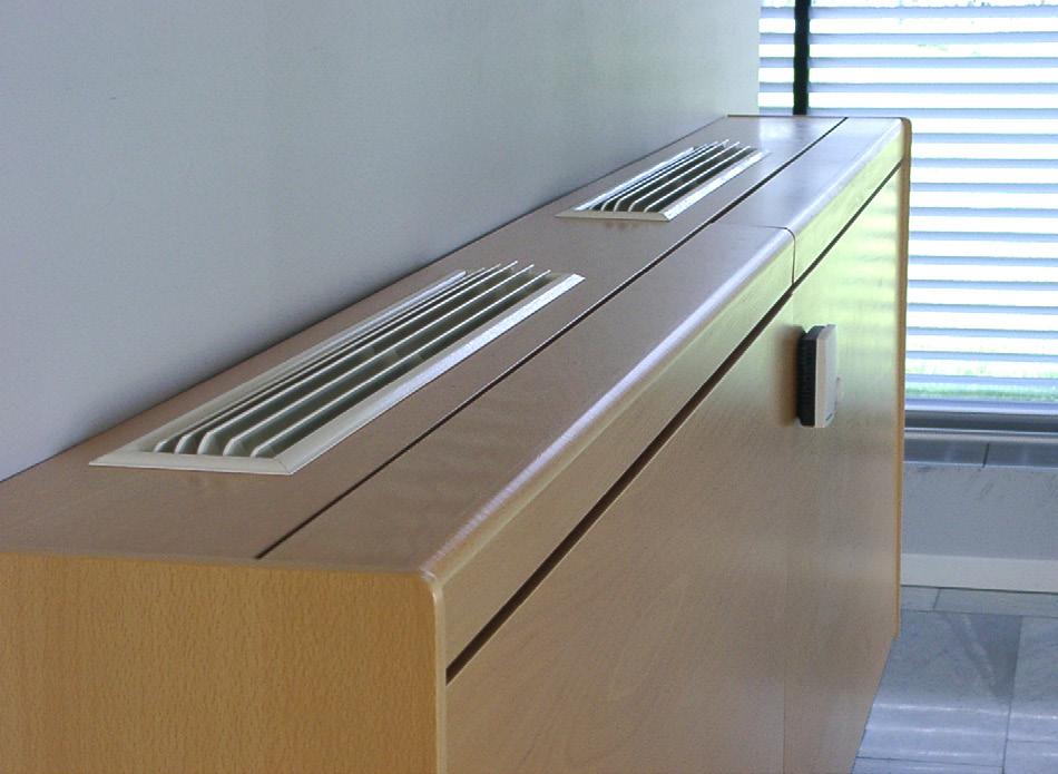 Galler till Galea heter Lindabs nya galler till. Gallren har välvda lameller för optimal luftspridning. Galea placeras i inklädnaden till apparaterna och är tillverkade i aluminium.