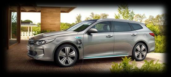 Nominerade till Miljöbästa bil 218 Kia Optima laddhybrid Viktad sförbrukning Kia Optima SW Plug-In Hybrid El/Bensin 17 kwh el/1 km, 43 kwh bensin/1