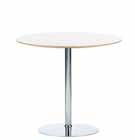 Kompletta bord - Stay & Plain Bordshöjd inklusive 25mm skiva A, B, C, E, F 47, 57, 72, 90, 100, 110 Ø storlek på fotplattor A Ø40 B Ø47 C Ø55 E Ø55 F Ø75 Skiva Basic: rak kant, tjocklek 25mm av