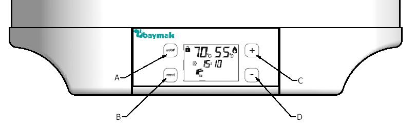 Styrpaneler - varianter Aqua Prismatic LCD Driftsinstruktion Aqua LCD Prismatic har en elektronisk styrpanel som är utformad för att ge maximal komfort.