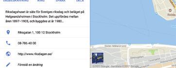 Riksdagshuset.
