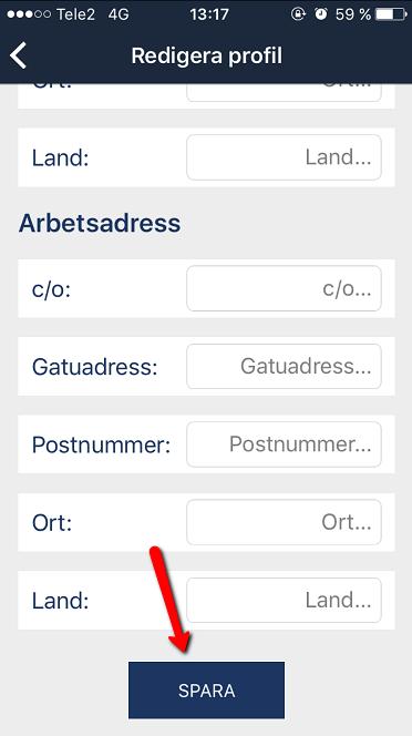 e-postadress och adresser. 6.