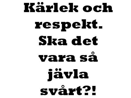 deras anhöriga. Vi ska stå för sportslighet och "fair play".