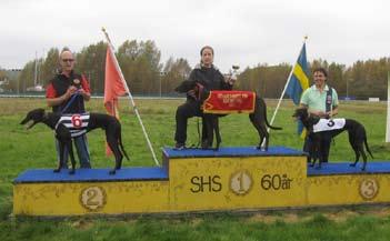 Advantage Masters, fr. v. tvåa Curie, 32.62, Yvonne Nilsson, SDA-GHK, etta Sorrento, 32.17, Mona Augustsson, SHS, sponsor Lars Wicander, trea Secret O'Sarah, 32.