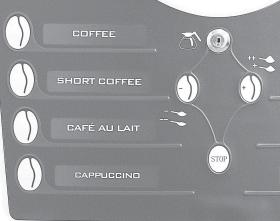 8. Rengöring och skötsel. RENGÖRING CQ Future BTC Demontering och rengöring av kaffefilter. Ett verktyg för att demontera kaffefiltret följer med maskinen 1. Tryck på + knappen i 6 sekunder. 2.