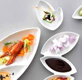 FYRA AFFÄRSOMRÅDEN Duni arbetar efter en affärsmodell som är optimerad för att förse marknaden med Goodfoodmood.