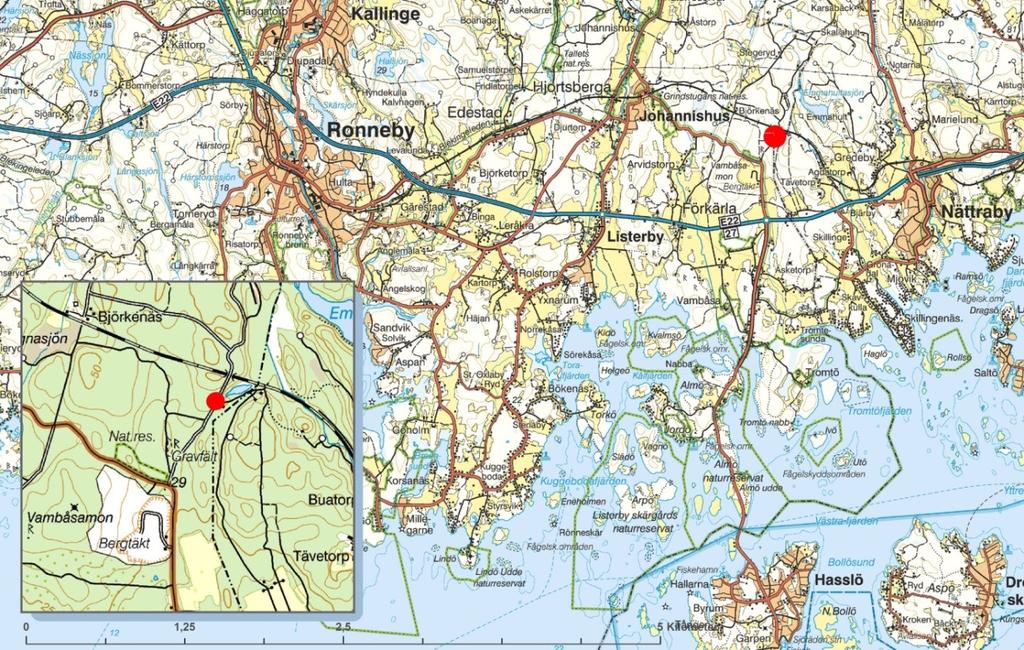 Bakgrund I samband med markberedning för att föryngra skogen på del av fastigheten Vambåsa 1:4 tillhörig Johannishus Godsförvaltning AB, skadades två domarringar, RAÄ Förkärla 58:1-2.