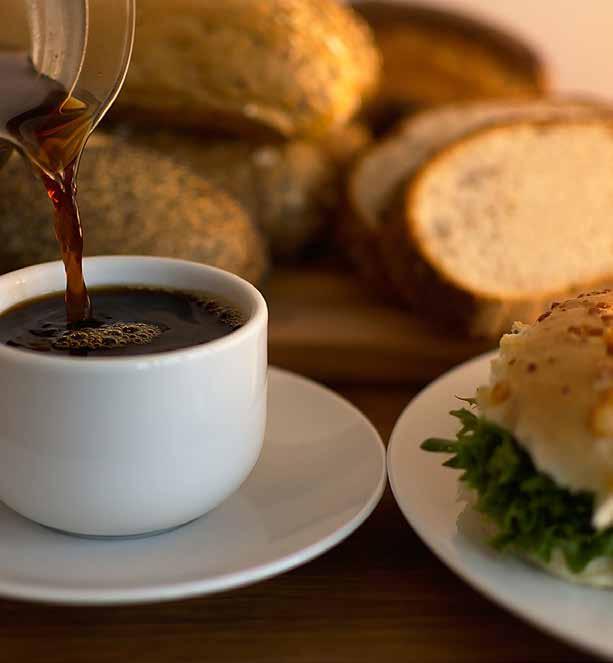 Ett nybyggt café med vacker utsikt som öppnade 2008.
