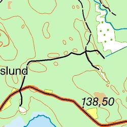 LYCKEBYÅN 213 Bilaga 1 54. Bifl till Lyckebyån, uppstr. Löften Datum: 213-1-8 Flodområde: 8 Lyckebyån Koordinat: 62846/147553 RT9 5-1 m nedstr vägtrummorna. Den röda markeringen visar lokalens läge.