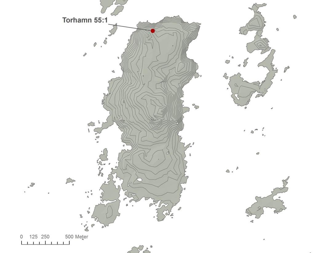 Topografiska förhållanden Östra skärgården kan indelas i två topografiska delområden.