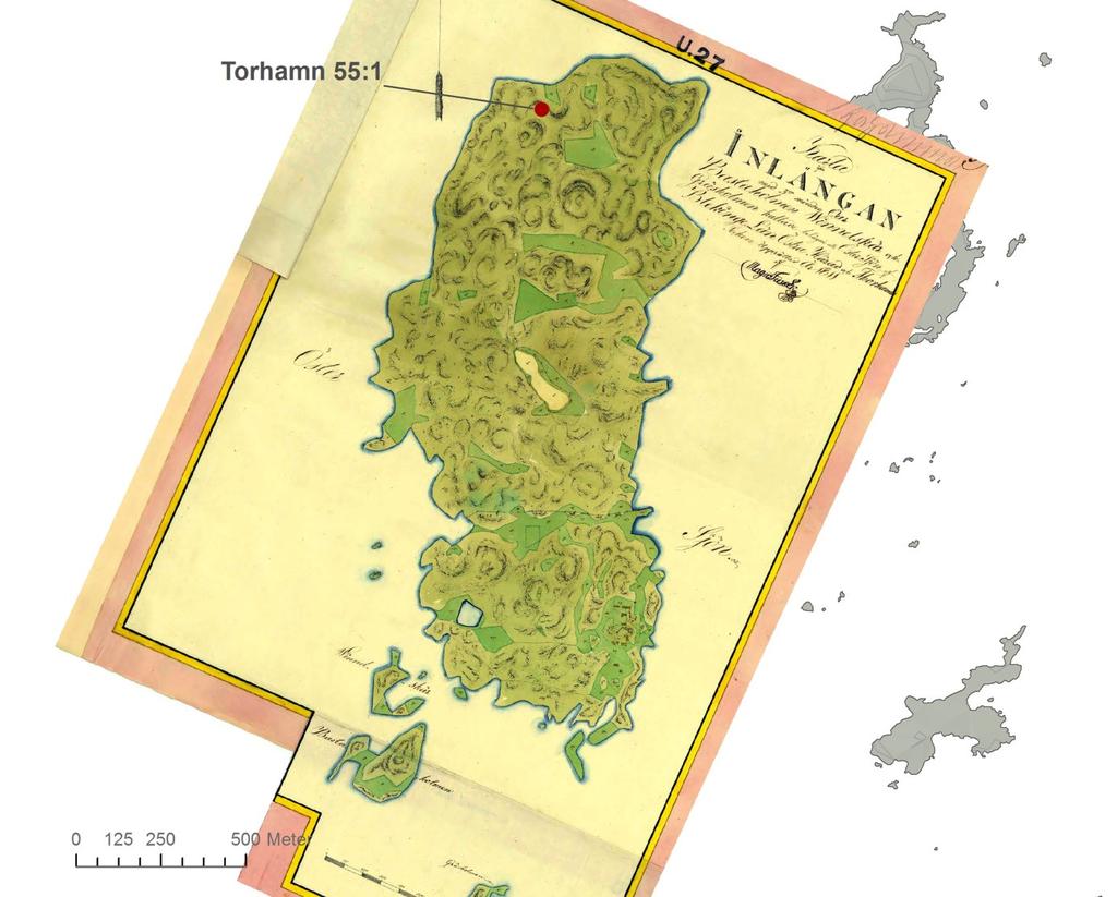 trädlöst beteslandskap.(berglund 1964). Frånsett smärre områden med under 1900-talet planterad tall och gran utgörs vegetationen på Inlängan idag av enbuskmark med mellanliggande rester av ljunghed.
