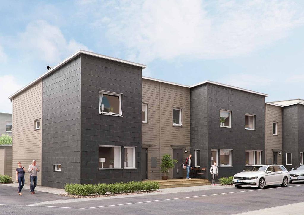 Exteriören är minst lika viktig som insidan, tror jag. Dessutom ska det kännas att huset är välbyggt. Att det skyddar, som ett hus ska.