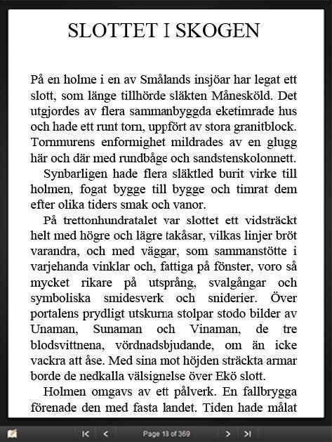 Bilaga 1 : E-boksformaten EPUB och PDF Mer information om EPUB EPUB är ett standardiserat och öppet format framtaget av IDPF (International Digital Publishing Forum).