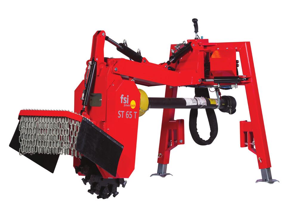 Svängning Höjd Djup T25 / T27 / T65 Traktor T25 1000 mm T25 350 mm T25 400 mm T27 1400 1750 mm T27 400 mm T27 400 mm T65 1400-2200 mm T65 600 mm T65 500 mm Frässkiva Effektbehov Max.