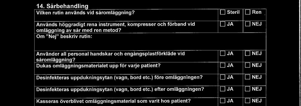 standard samt identifiera vårdhygieniska