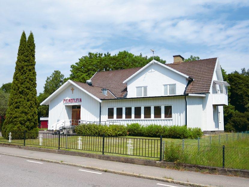 C J Svahnqvists Pianofabrik. 18. C J Svahnqvists Pianofabrik Betaniakyrkan. 17. Betaniakyrkan 1920 byggde Pingstkyrkan ett bönehus som kallades Betania.