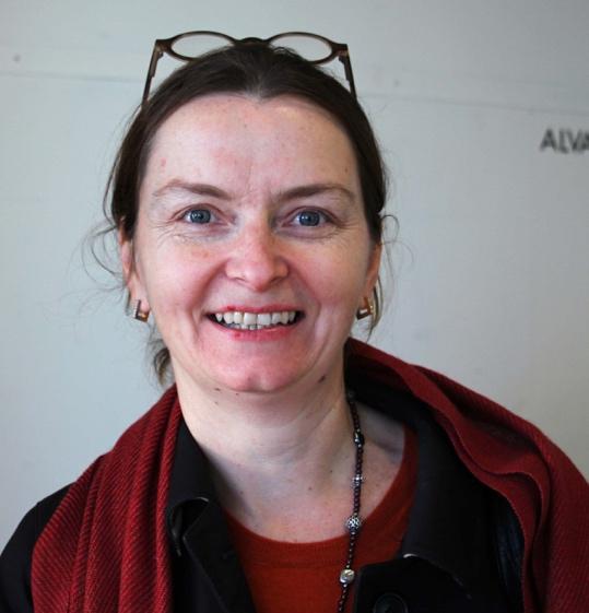 En av de första deltagarna som anländer är Andrea Johansson Capusan, specialist i psykiatri vid universitetssjukhuset i Linköping.