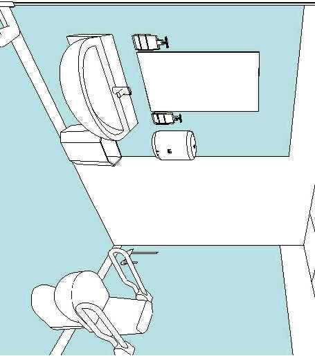 RW 4.8m² FÖRKLRINGR LITTR: SEGEL, 5 MM KRISTLLGLS, 400x900mm 2 TORKRULLEHÅLLRE, M2 TORK LST 3 TVÅL/ESINFEKTIONS ISENSER, YGGESLG 22005684.