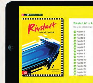 BASLÄROMEDEL Rivstart webbmaterial gör självstudier lättare app och övningar Rivstart digitalt Ladda ner i App store eller Google Play.